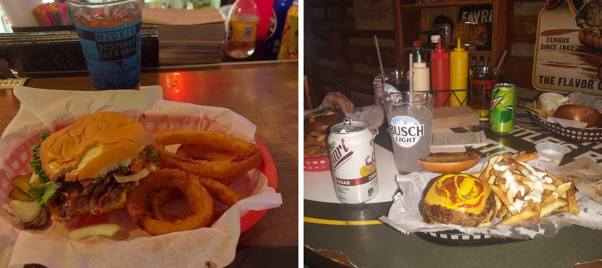 Micki's Bodyshop Bar & Grill Menu